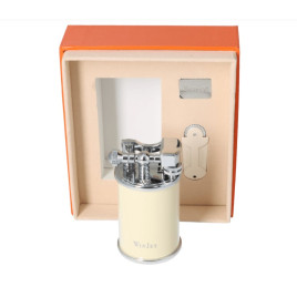 Winjet krém/ezüst tűzköves asztali szivaröngyújtó díszdobozban