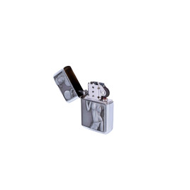 Benzines öngyújtó sportos lány - dombornyomott - 245420-6