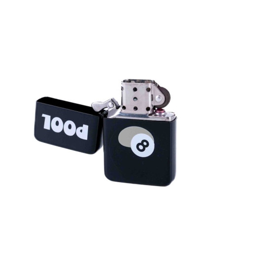 Benzines öngyújtó fekete 8-as billiárdgolyó- 245420-18