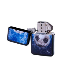 Benzines öngyújtó fekete mély vízbe eső focilabdával - 245420-20