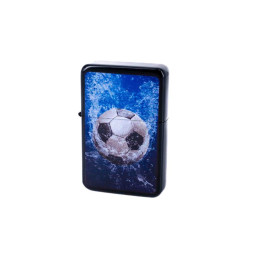 Benzines öngyújtó fekete mély vízbe eső focilabdával - 245420-20