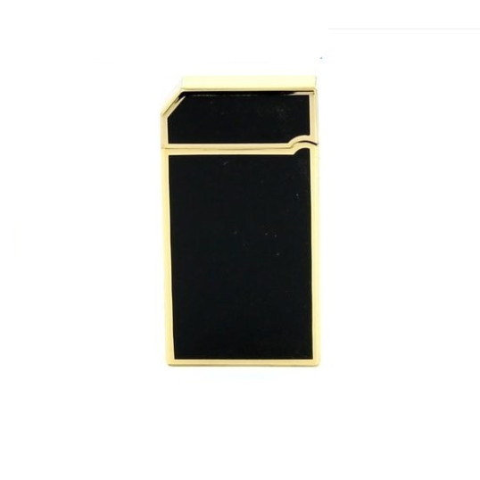 Caseti Rom szivar öngyújtó fekete/arany - tűzköves