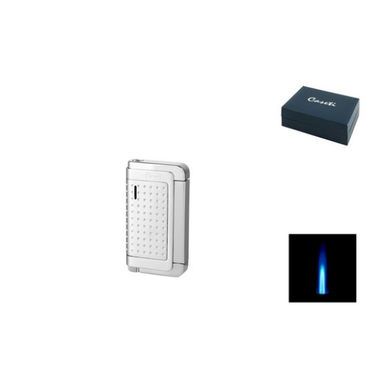 Caseti Bardolino szivar öngyújtó króm színű Jet lánggal