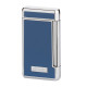 Caseti szivar öngyújtó szürkéskék és króm színű, 2-es Jet lánggal
