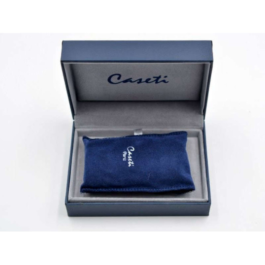 Caseti Jet szivaröngyújtó - króm, kihajtható szivarvágóval