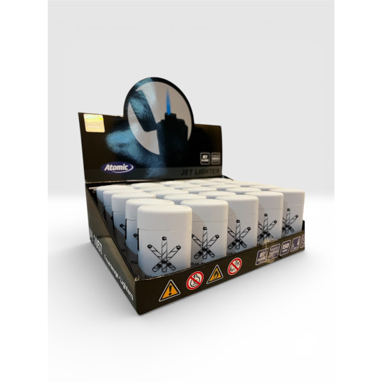 Cigar Brothers szivargyújtó egyes szúrólánggal - fehér - egész doboz