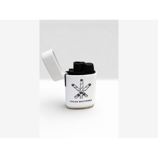 Cigar Brothers szivargyújtó egyes szúrólánggal - fehér