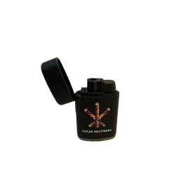 Cigar Brothers szivargyújtó egyes szúrólánggal - fekete