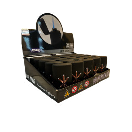 Cigar Brothers szivargyújtó egyes szúrólánggal - fekete - egész doboz