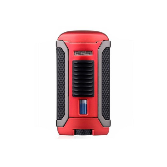 Colibri Apex Matte Red, egyes Jet lánggal égő szivar öngyújtó Pachmayr mintával - matt piros - Colibri Apex