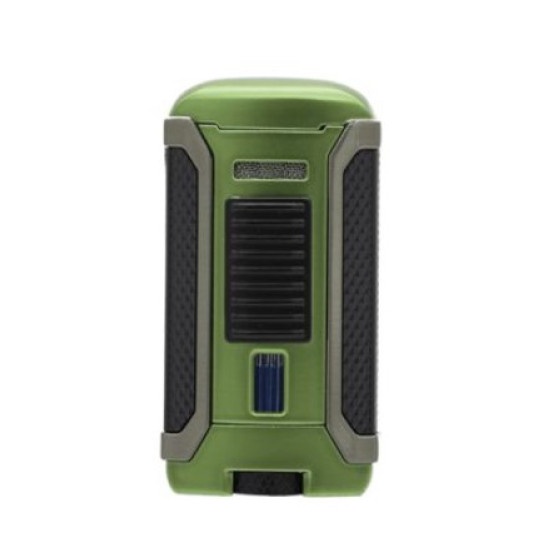 Colibri Apex Matte Green, egyes Jet lánggal égő szivar öngyújtó Pachmayr mintával - zöld