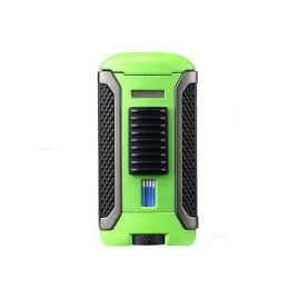 Colibri Apex Green, egyes Jet lánggal égő szivar öngyújtó Pachmayr mintával - zöld