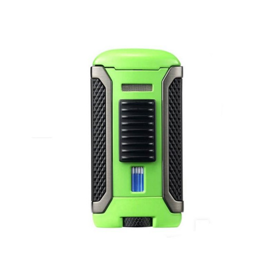 Colibri Apex Green, egyes Jet lánggal égő szivar öngyújtó Pachmayr mintával - zöld