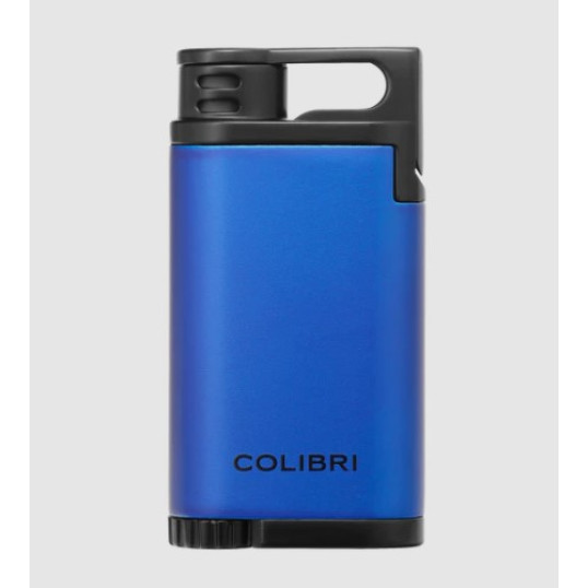 Colibri Belmont, egyes Jet lánggal égő szivar öngyújtó kék és fekete színben - Colibri Belmont