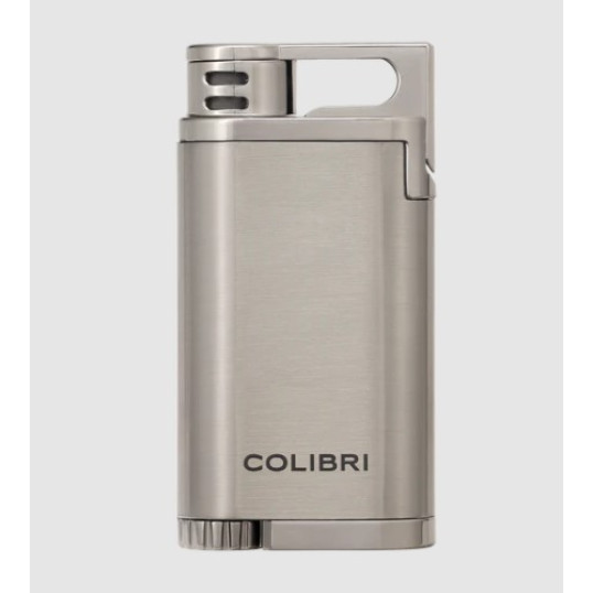 Colibri Belmont, egyes Jet lánggal égő szivar öngyújtó szürke színben