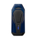 Colibri Boss 3 Jet Blue, szivar gyújtó 3-as szúrólánggal és kihajtható dupla pengés szivarvágóval - sötétkék