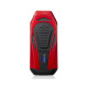 Colibri Boss III Jet Red Black szivar gyújtó 3-as szúrólánggal és kihajtható dupla pengés szivarvágóval - fekete/vörös - Colibri Boss III