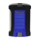 Colibri Daytona Black+Blue erős egyes szúrólángos szivar öngyújtó piezo gyújtással - fekete és kék
