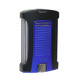 Colibri Daytona Black+Blue erős egyes szúrólángos szivar öngyújtó piezo gyújtással - fekete és kék