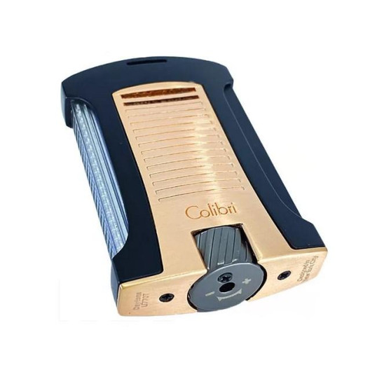 Colibri Daytona Rose Gold erős egyes szúrólángos szivar öngyújtó piezo gyújtással - rózsaarany