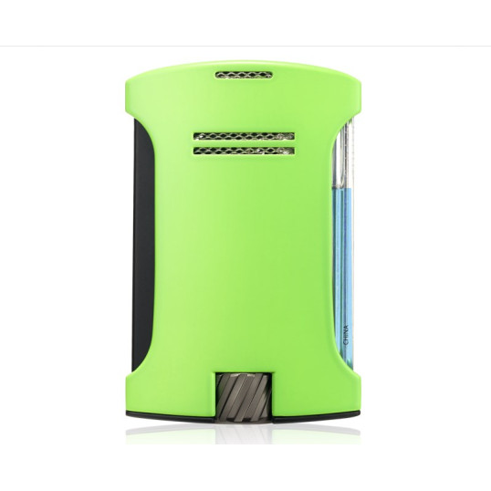 Colibri Daytona erős egyes szúrólángos szivar öngyújtó piezo gyújtással - zöld