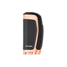 Colibri Enterprise E3 - 3 sugaras oldalsó szúrólángos szivaröngyújtó - fekete,rose