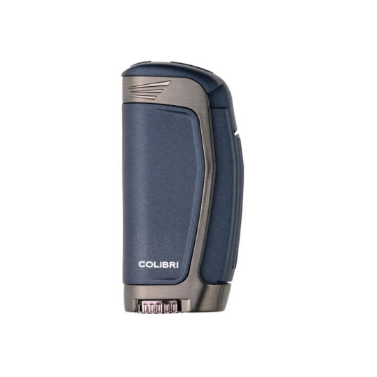 Colibri Enterprise E3 - 3 sugaras oldalsó szúrólángos szivaröngyújtó - navy, gunmetal - Colibri Enterprise