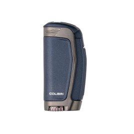 Colibri Enterprise E3 - 3 sugaras oldalsó szúrólángos szivaröngyújtó - navy, gunmetal