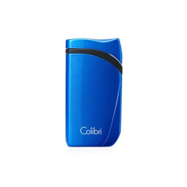 Colibri Falcon Metallic Blue különleges kialakítású szúró lángos szivar öngyújtó - kék