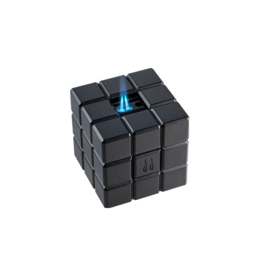 Colibri Heritage Black dupla szúrólángos asztali szivargyújtó - Fekete színű