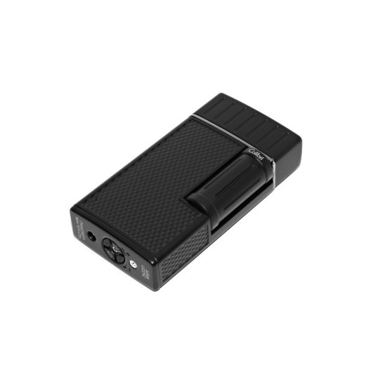 Colibri Julius fekete szivaröngyújtó, dupla oldalsó láng