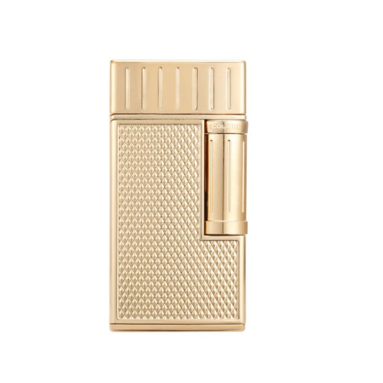 Colibri Julius szivar öngyújtó, dupla lánggal, arany színű