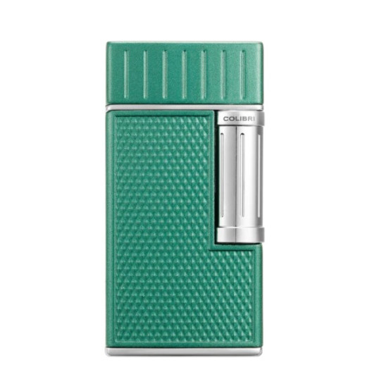 Colibri Julius Green + Chrome szivar öngyújtó, dupla lánggal 
