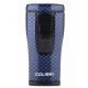 Colibri Monaco Blue Carbon Fiber hármas piramis lángú szúrólángos szivar öngyújtó – kék karbon mintás - Colibri Monaco