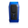 Colibri Quantum Blue tripla szúrólángos szivar öngyújtó beépített ék vágóval - kék 