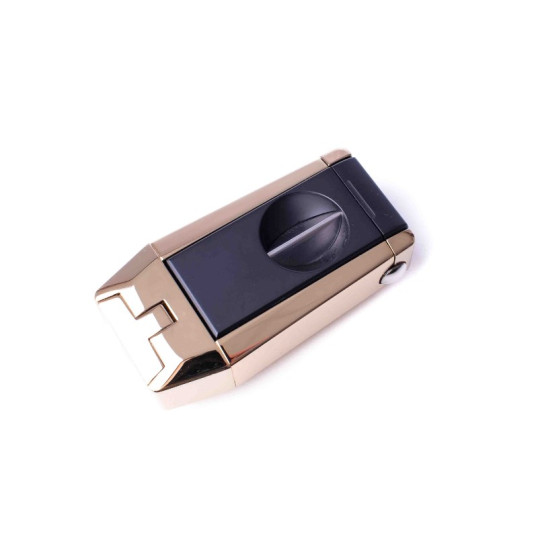 Colibri Quantum  tripla szúrólángos szivar öngyújtó beépített ék vágóval - arany