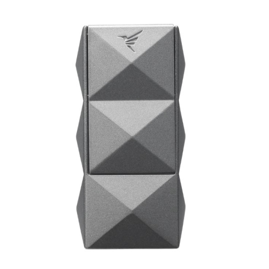 Colibri Quasar II Hand Held modell, kettes Jet lánggal égő, matt grafitszürke szivar öngyújtó, beépített szivarfúróval