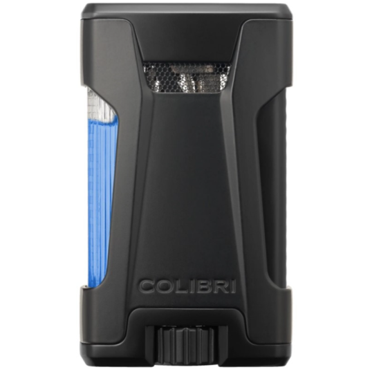 Colibri Rebel, dupla Jet lánggal égő szivaröngyújtó - fekete - Colibri Rebel