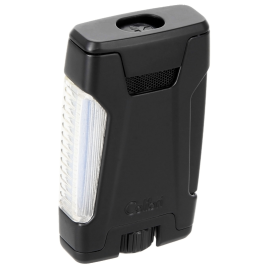 Colibri Rebel, dupla Jet lánggal égő szivaröngyújtó - fekete