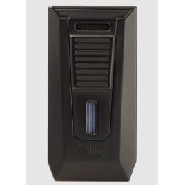 Colibri Slide-Dupla szúró lángos szivargyújtó, beépített szivarfúróval, fekete