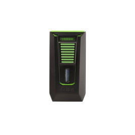 Colibri Slide Black & Green fekete és zöld színű szivaröngyújtó dupla szúrólánggal és beépített szivarfúróval