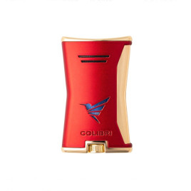 Colibri Slim szivar öngyújtó - piros, arany