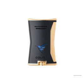 Colibri Slim szivar öngyújtó - fekete, arany