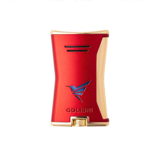 Colibri Slim szivar öngyújtó - piros, arany