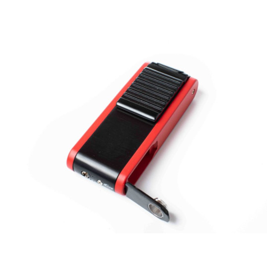 Cozy Commander dupla Jet lángos szivaros öngyújtó kihajtható szivarfúróval - piros