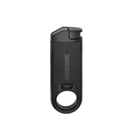 Dissim Torch Flame öngyújtó 45 fokban döntött szúrólánggal, szivar és pipa gyújtásra is használható - Fekete színű