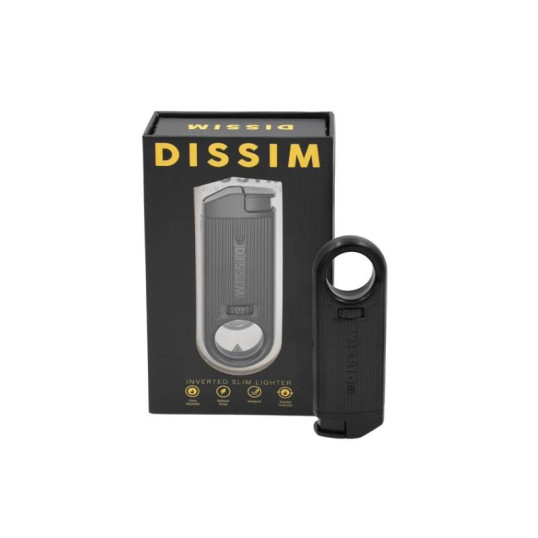 Dissim Torch Flame öngyújtó 45 fokban döntött szúrólánggal, szivar és pipa gyújtásra is használható - Fekete színű