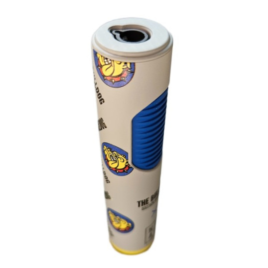 The Bulldog x NAAR Magic Stick 1x Jet lángos öngyújtó – szürke, Bulldog mintás, töltőrúddal és tároló tokban