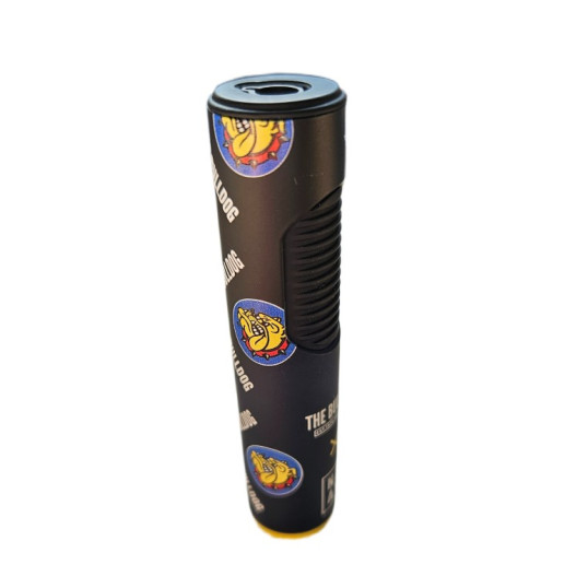 The Bulldog x NAAR Magic Stick 1x Jet lángos öngyújtó – fekete, Bulldog mintás, töltőrúddal és tároló tokban