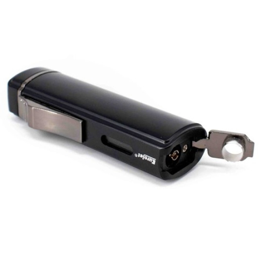 Eurojet matt fekete 3x jet szivaröngyújtó beépített szivarfúróval